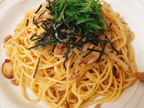 ツナと大葉の和風パスタ